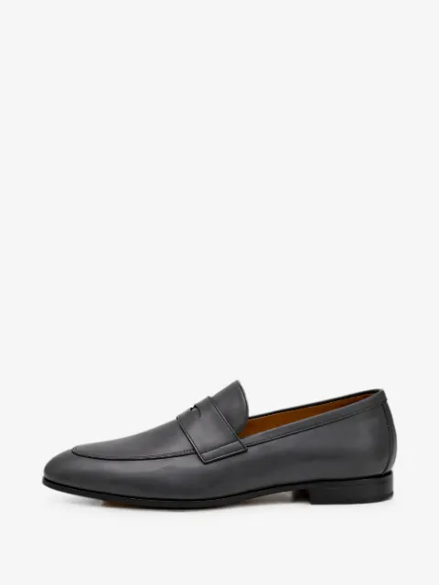Doucal's mocasines penny de piel con tira