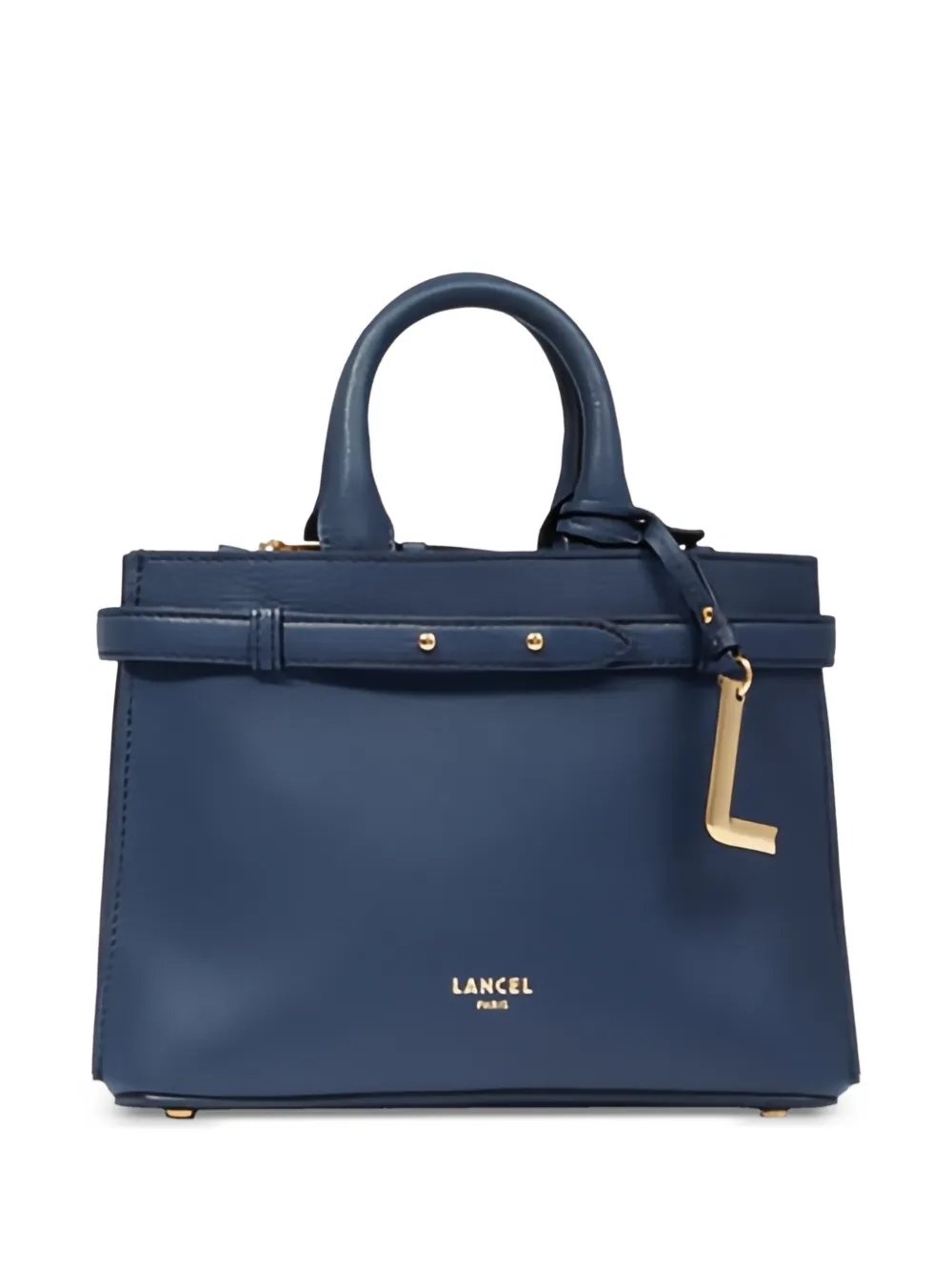 Lancel Faubourg top-handles leather handbag - Blau