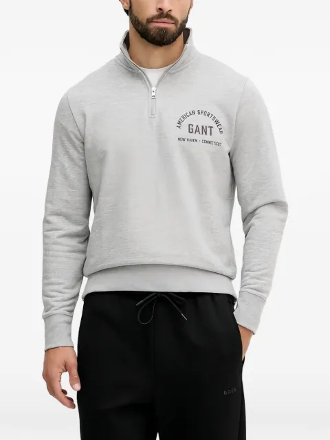 Gant zip-neck sweatshirt