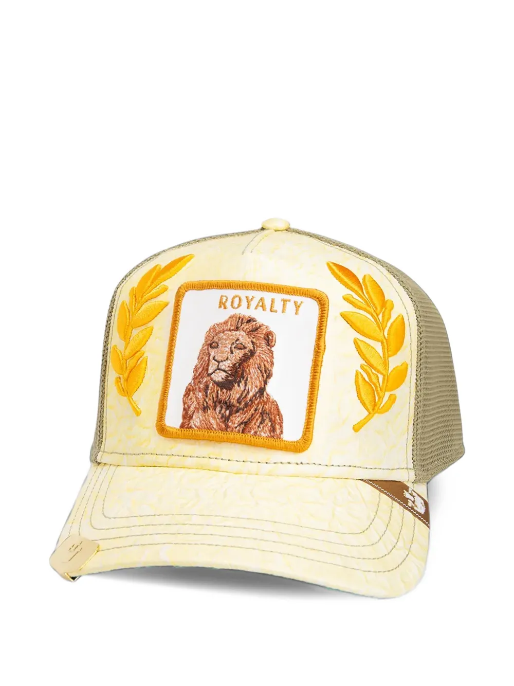 GOORIN BROS lion-embellishment baseball cap Geel