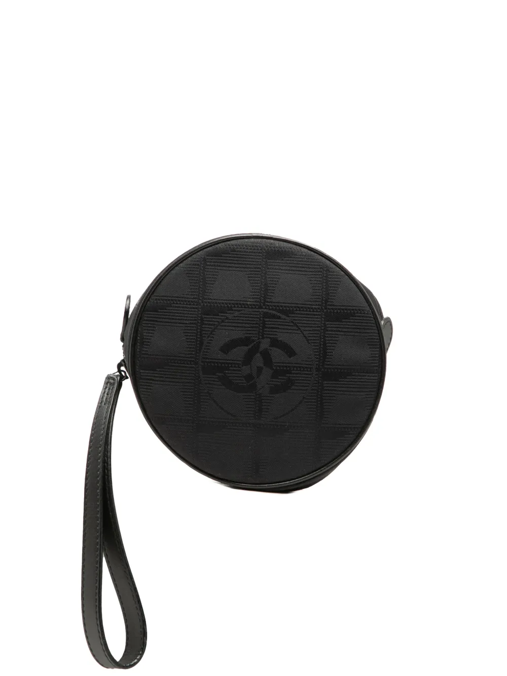 CHANEL Pre-Owned 2000-2002 New Travel Line Nylon Wristlet pouch - Nero