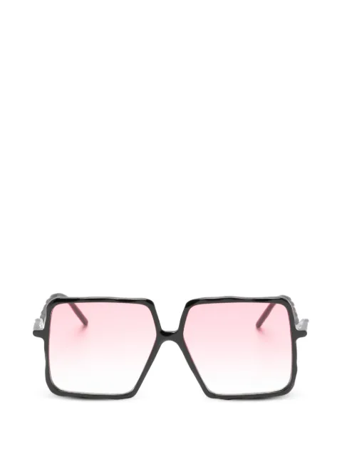 Kuboraum L12 geometric-frame sunglasses