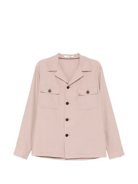 Tagliatore camp-collar shirt