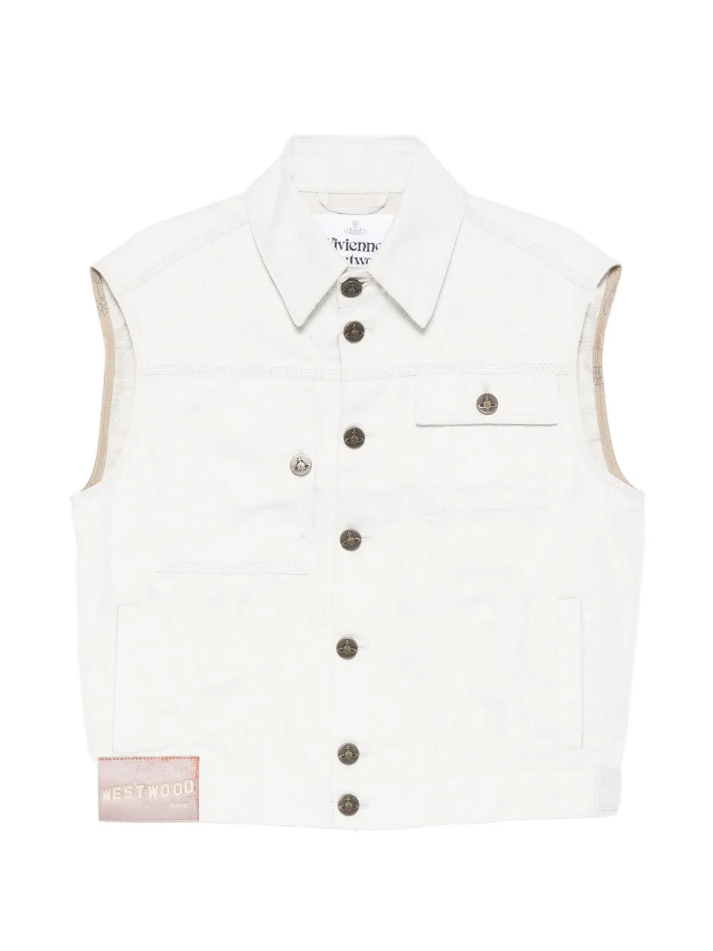 Vivienne Westwood buttoned gilet - Nude
