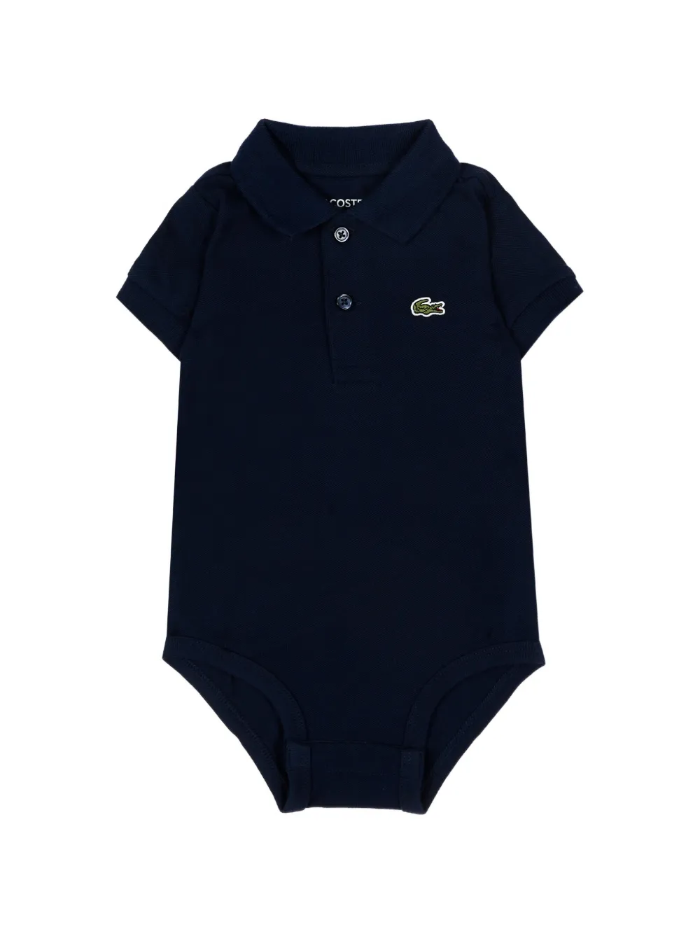 Lacoste Kids button logo bodysuit - Blu