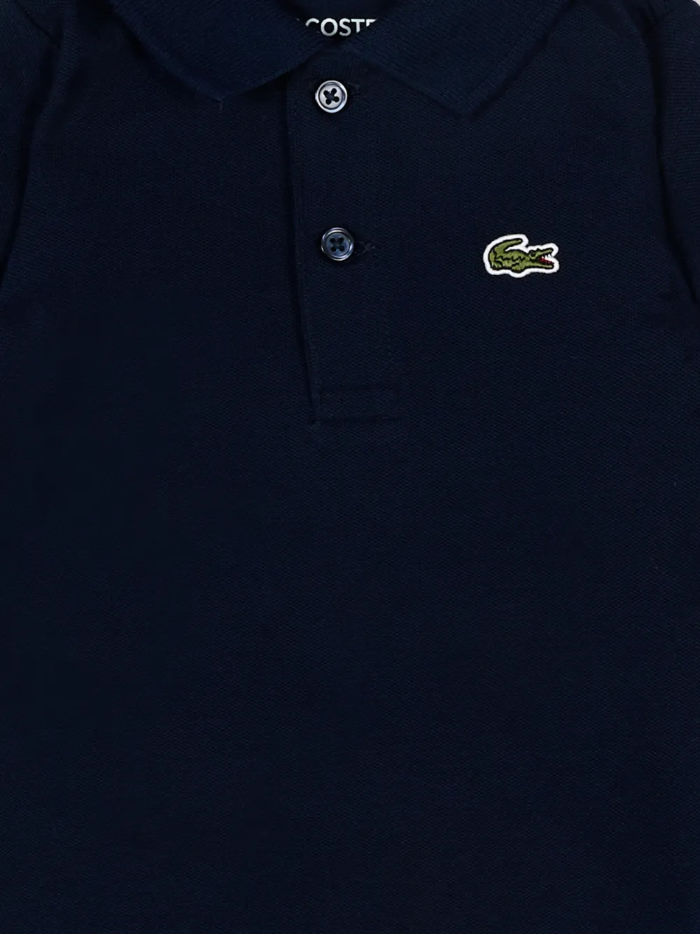  Lacoste Kids Button Logo Bodysuit - Blue 