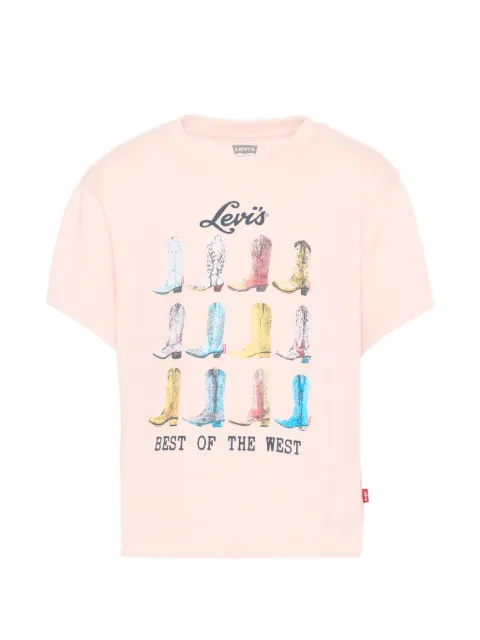 Levi's Kids print short-sleeve T-shirt