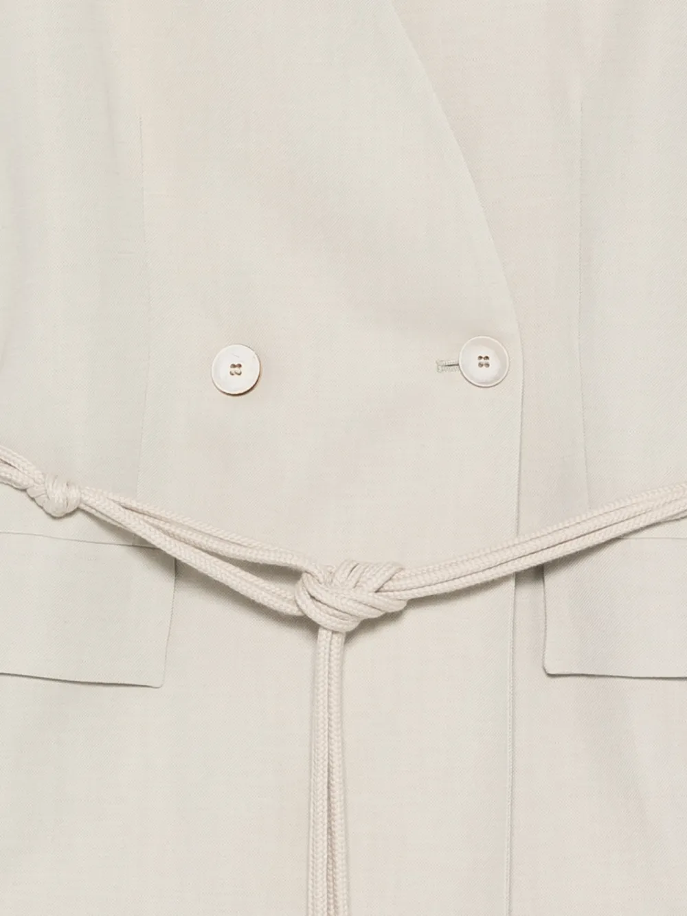  Antonelli Ellen Double-breasted Belted Waistcoat - Neutrals 