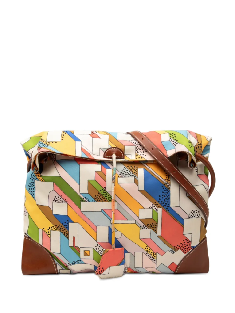 Hermès Pre-Owned 2017 On A Summer Day Silky City 33 crossbody bag - Multicolore