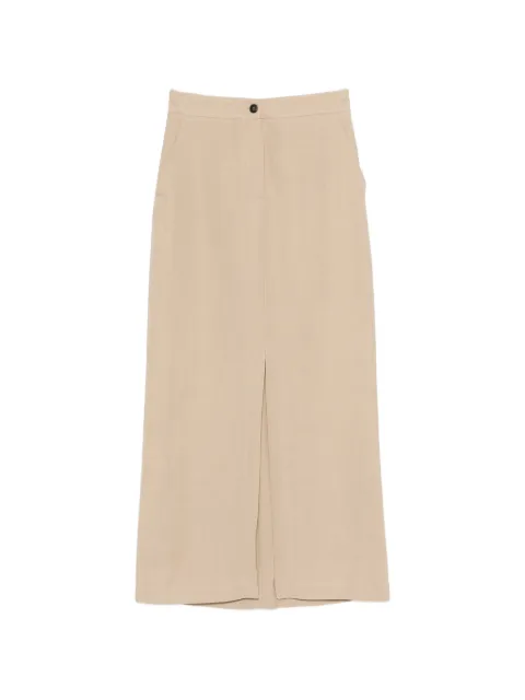 Antonelli Jamie button slit skirt