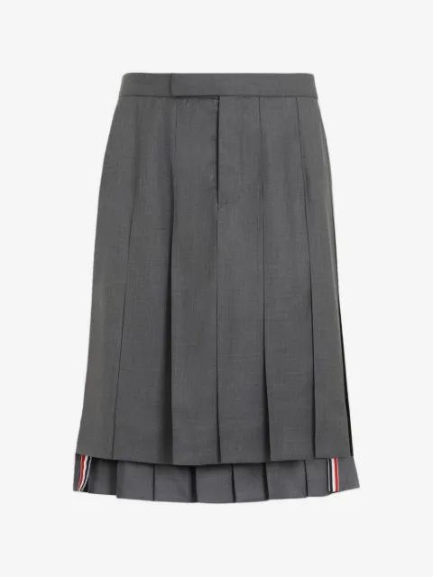 Thom Browne twill midi skirt