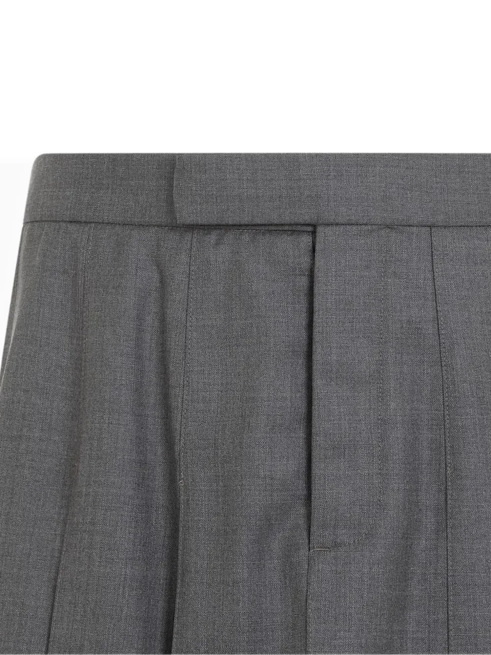 Thom Browne Twill midi-rok Grijs
