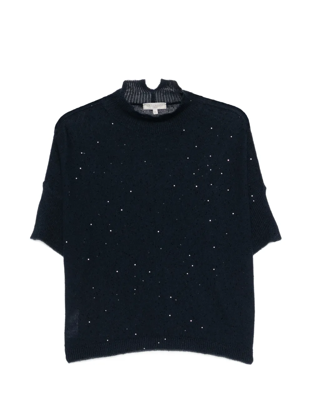 Antonelli Agatea embellished T-shirt - Blu