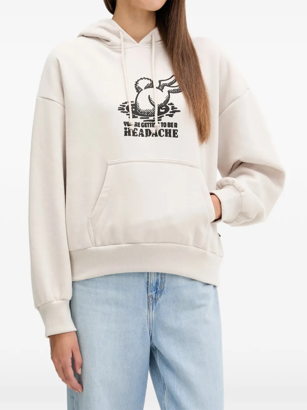Vans printed hoodie - Nude