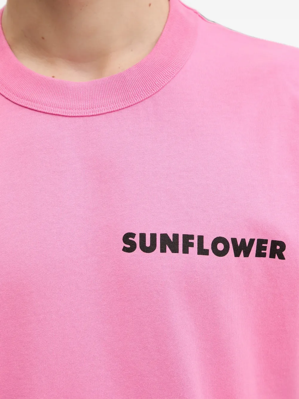Sunflower T-shirt met logoprint Roze