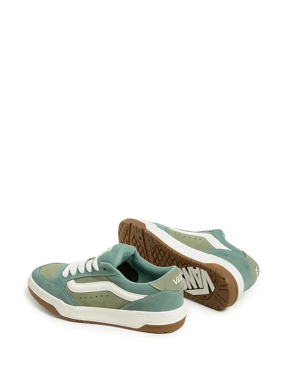 Vans Hylane suede panelled sneakers Groen