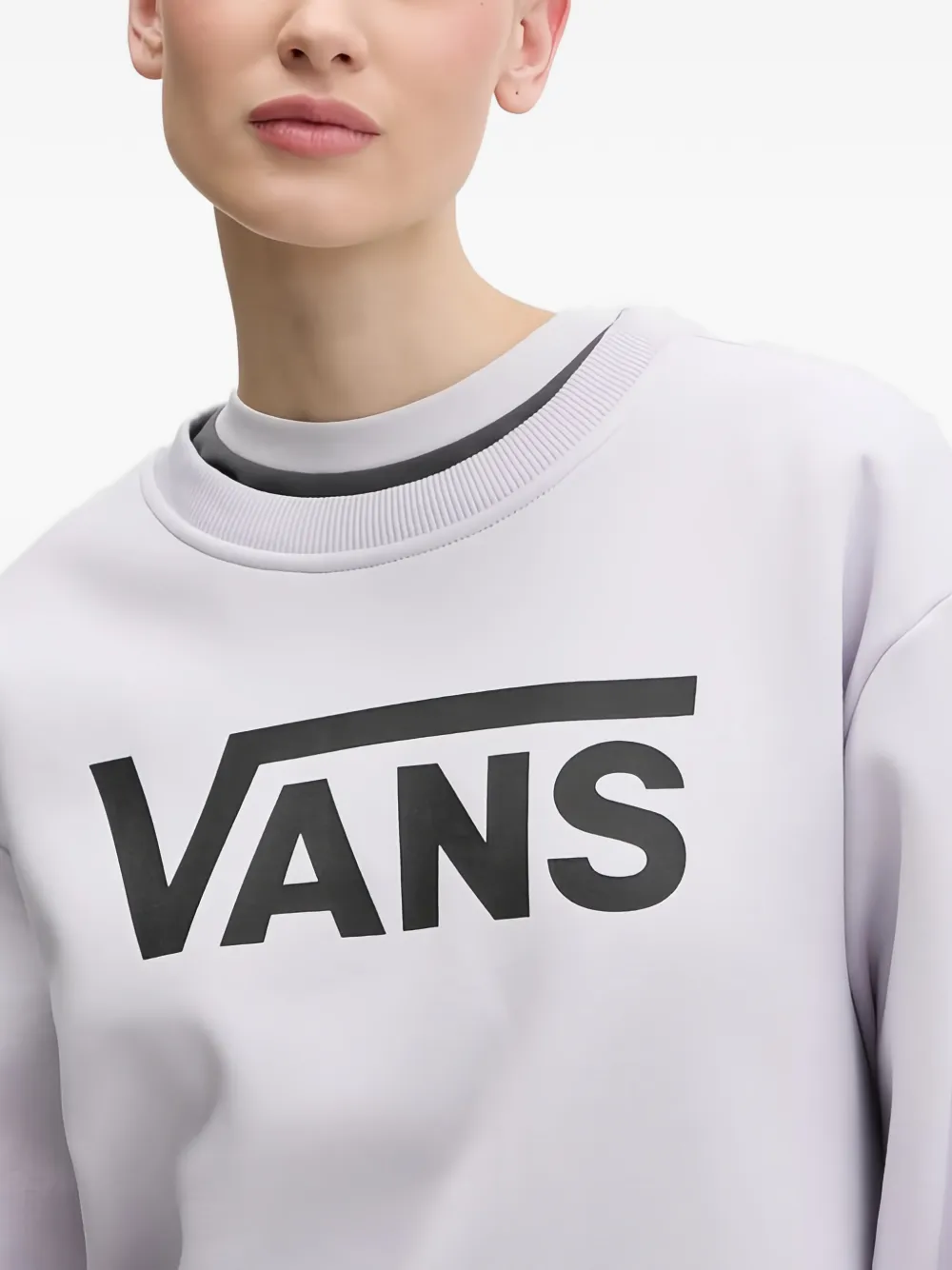 Vans Classic V sweater met logoprint Grijs