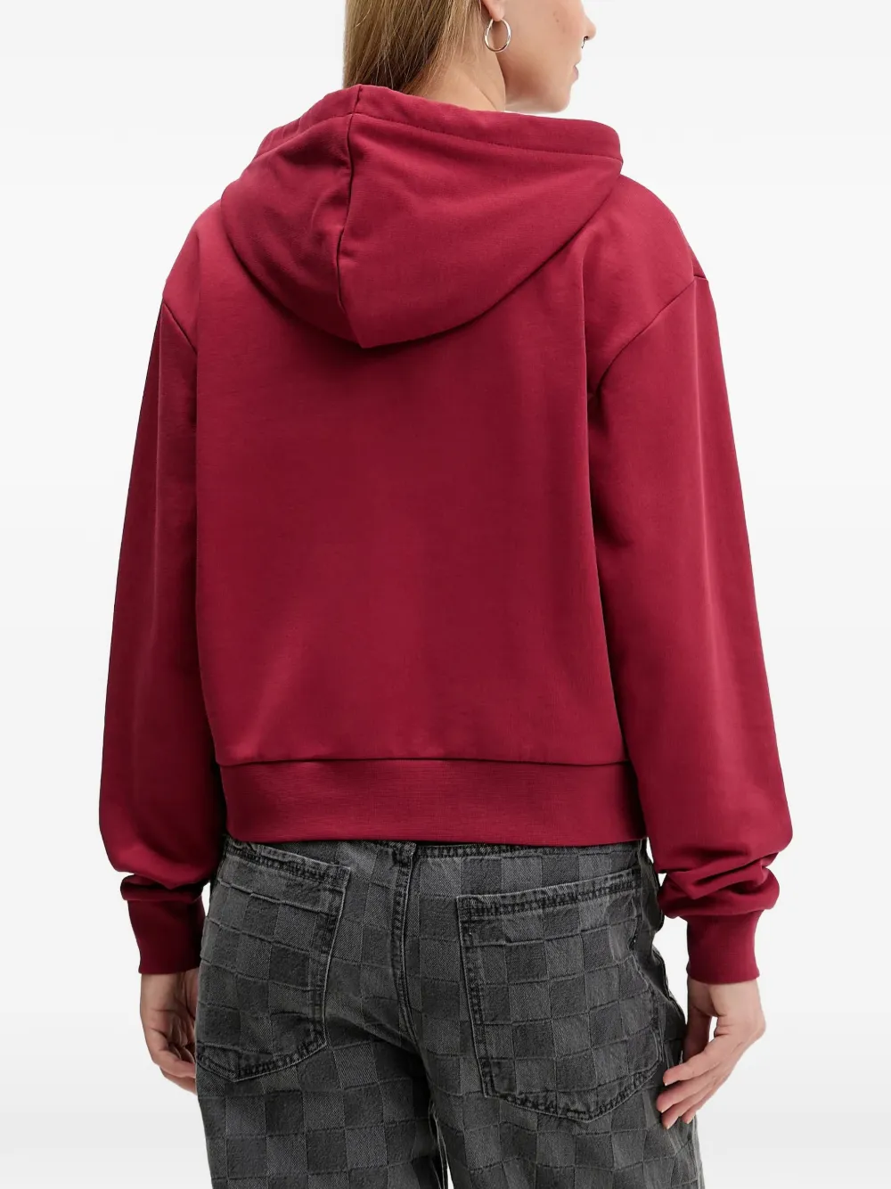 Vans Hoodie met geborduurd logo Rood