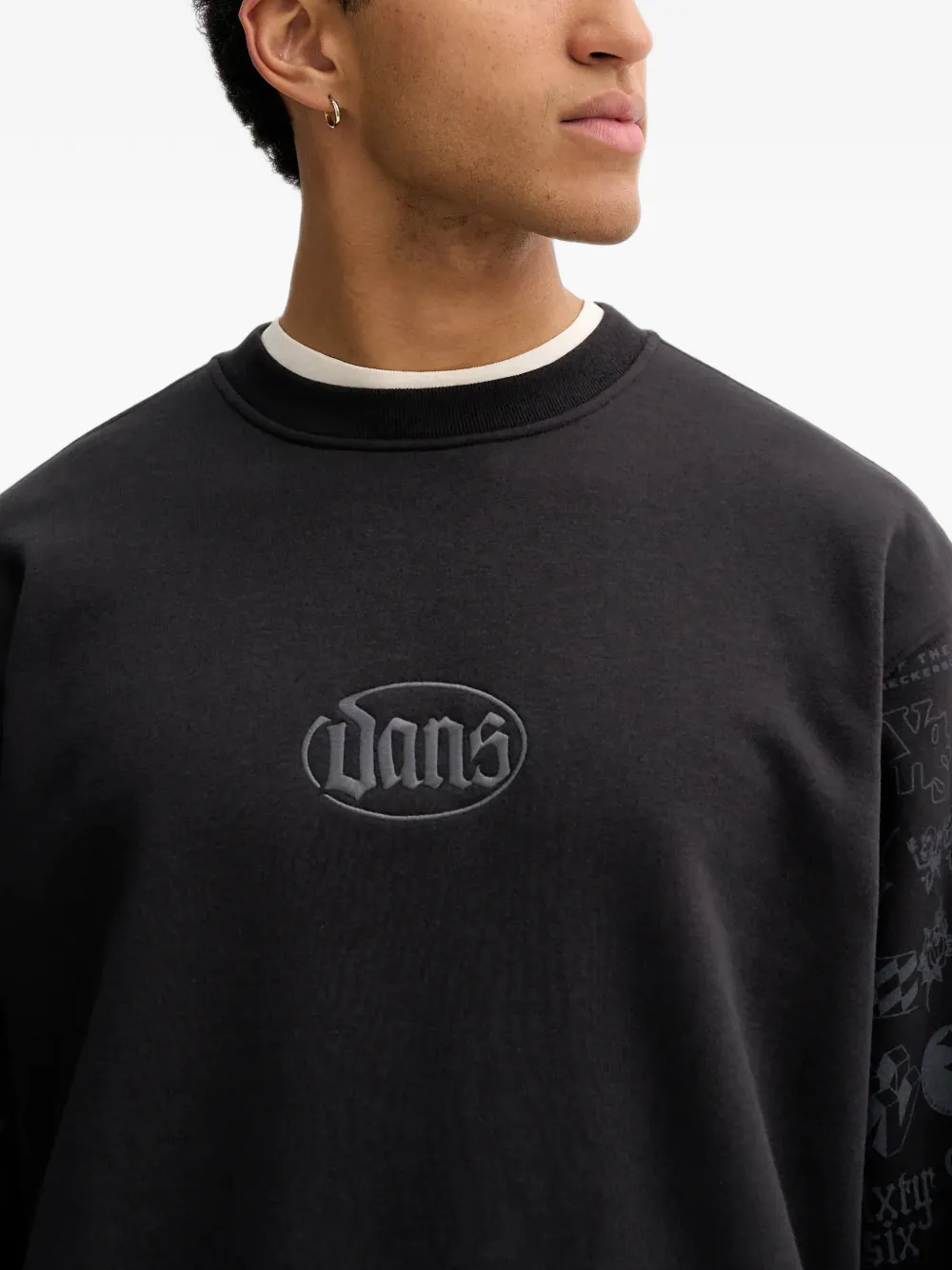 Vans Sweater met lange mouwen Zwart