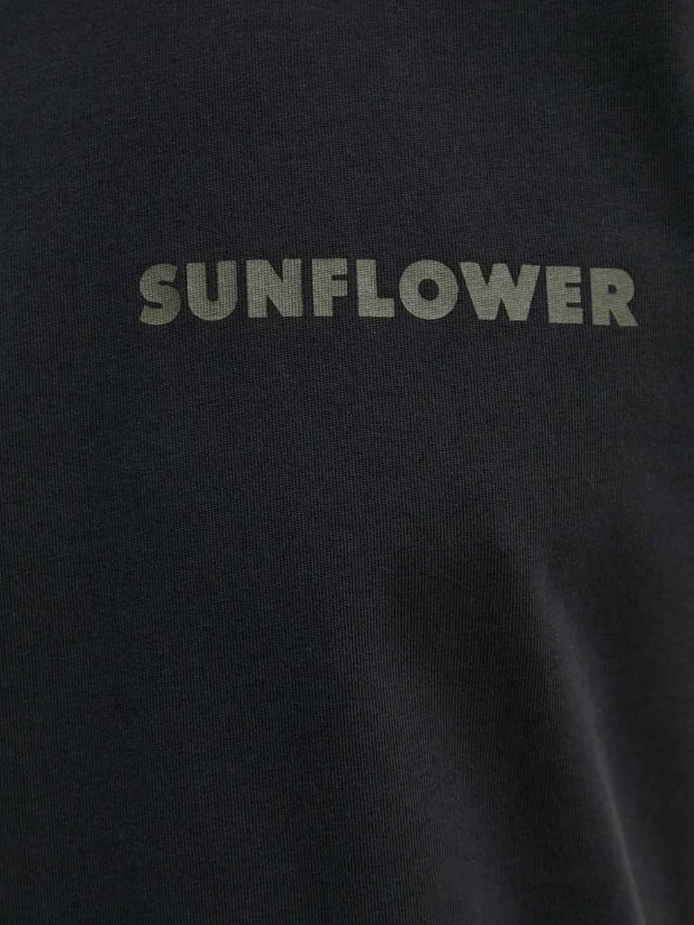 Sunflower T-shirt met logoprint Zwart