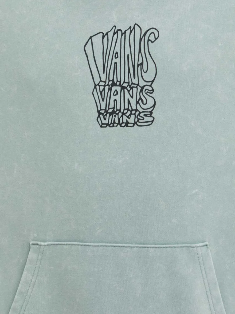 Vans logo-detail hoodie Groen