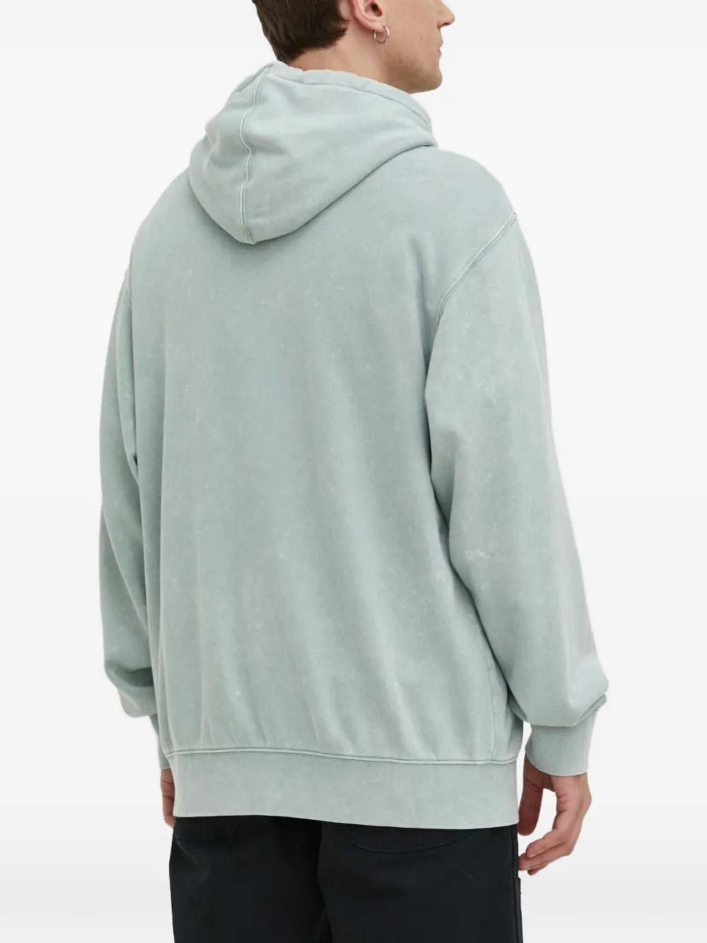 Vans logo-detail hoodie Groen