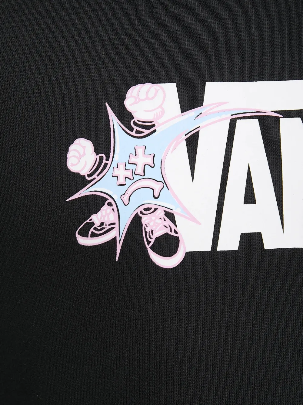 Vans Hoodie met logoprint Zwart