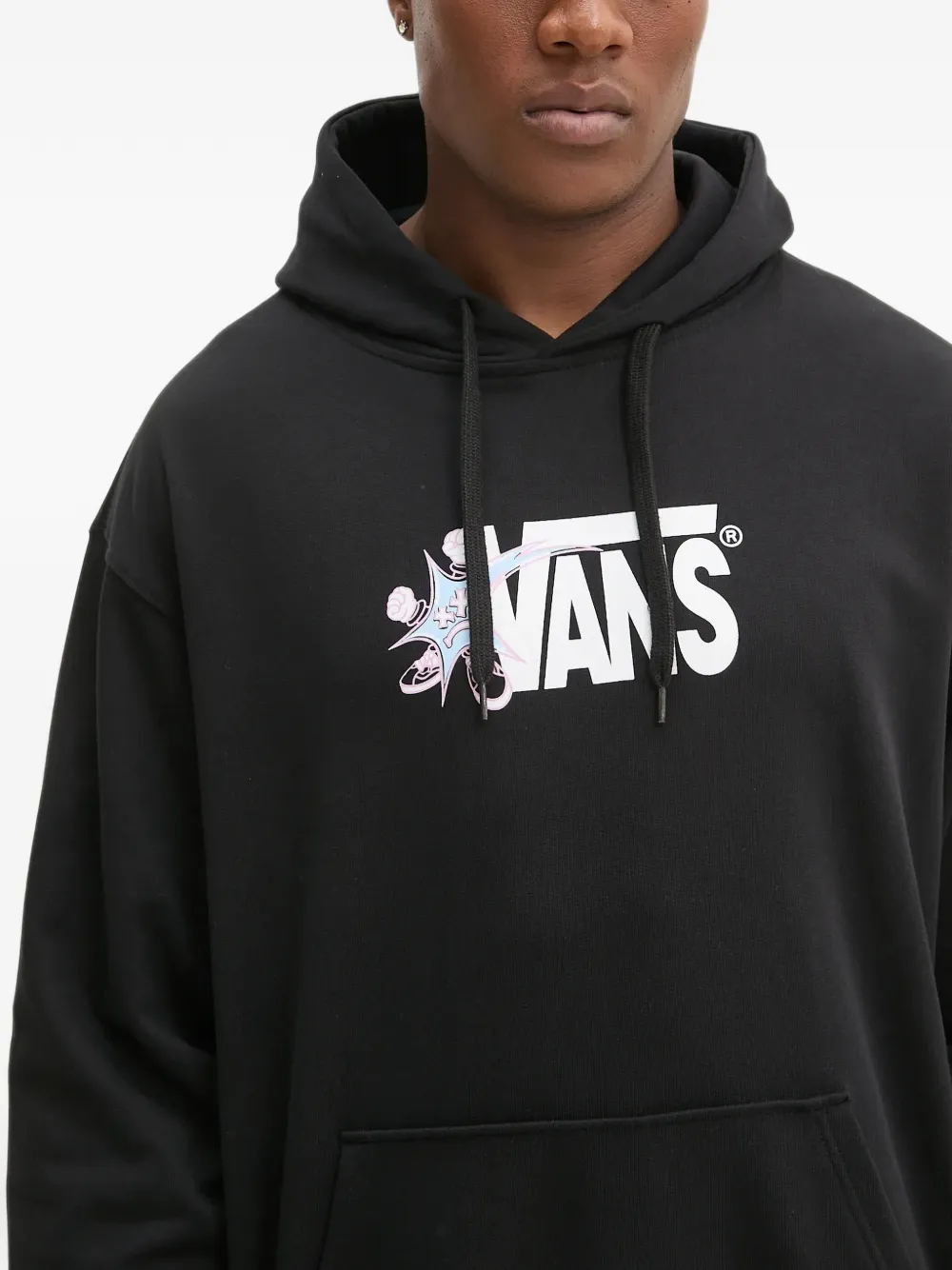 Vans Hoodie met logoprint Zwart