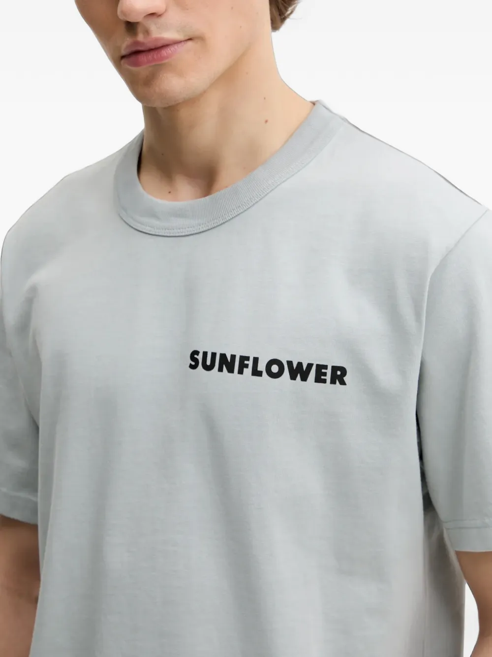 Sunflower logo-detail T-shirt Blauw