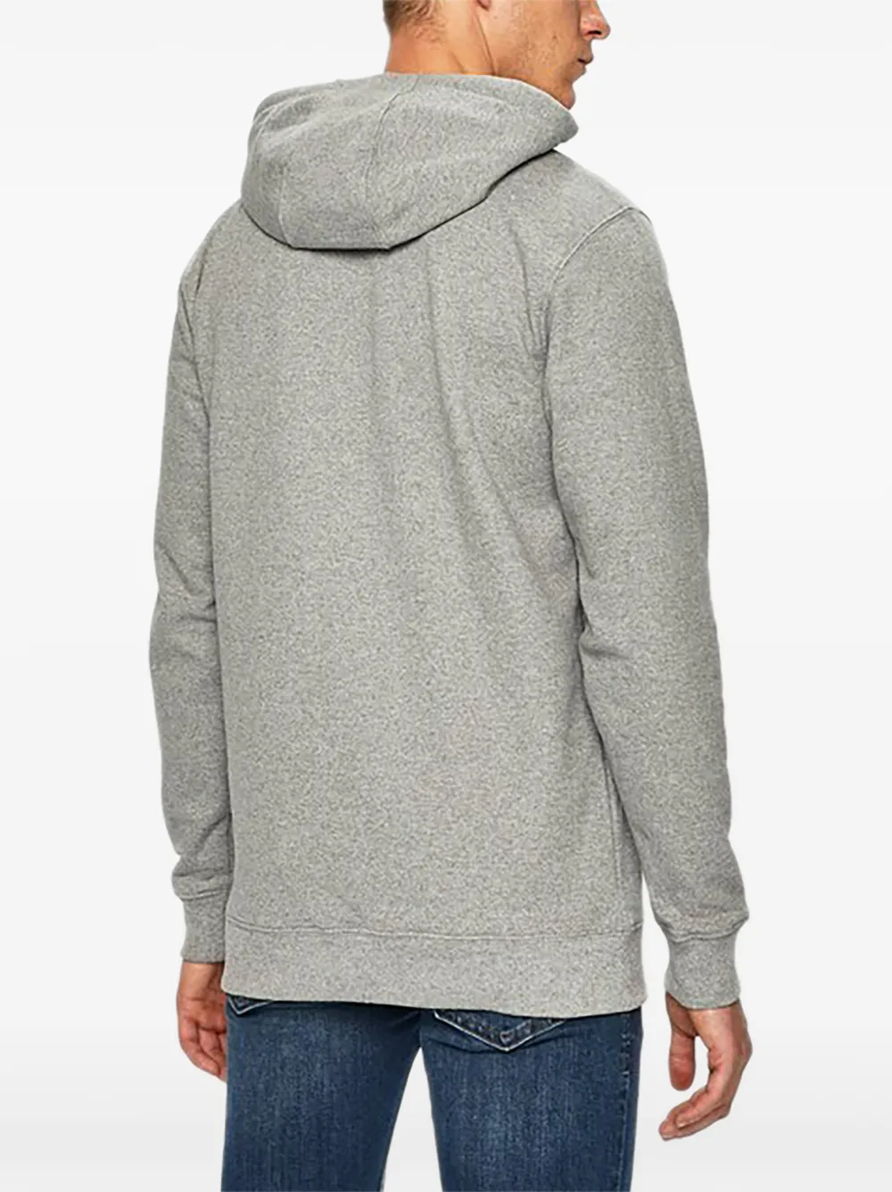 Vans Hoodie met logoprint en buidelzak Grijs