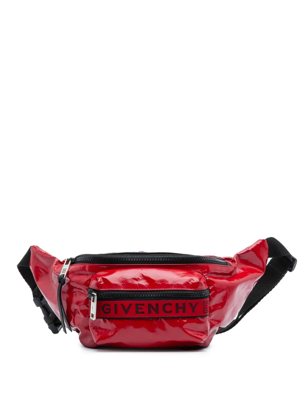 Givenchy Pre-Owned 2018 Coated Canvas Light 3 Bum Bag belt bag - Nero