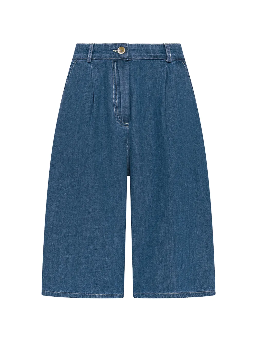 Seventy button shorts - Blu