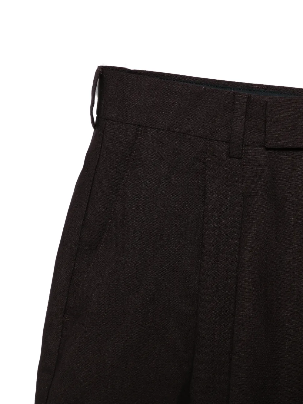 Paul Smith Geplooide shorts Bruin