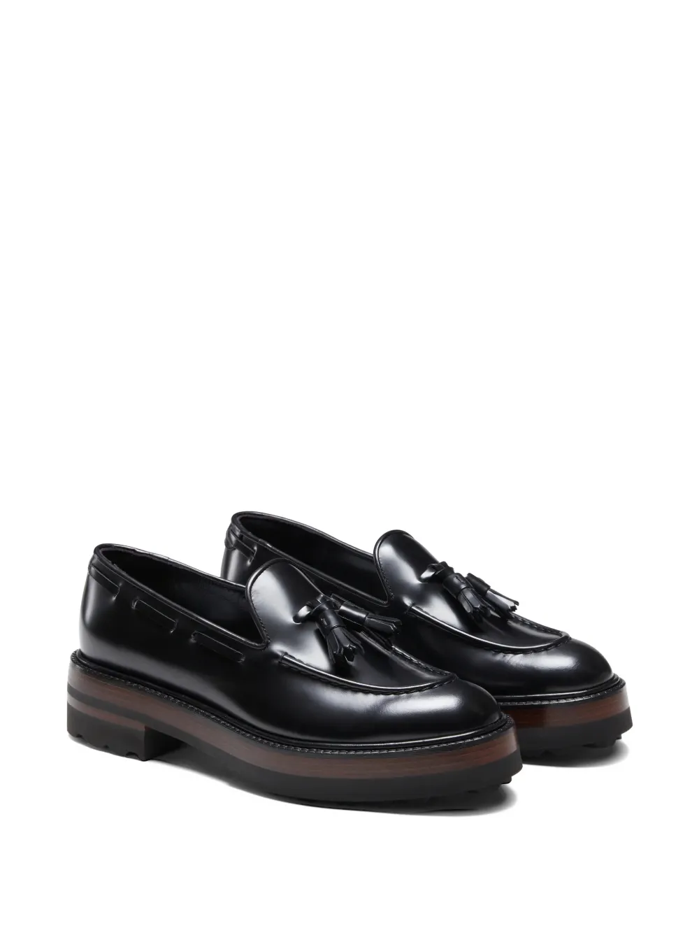 Fratelli Rossetti Brera loafers met kwastje Bruin