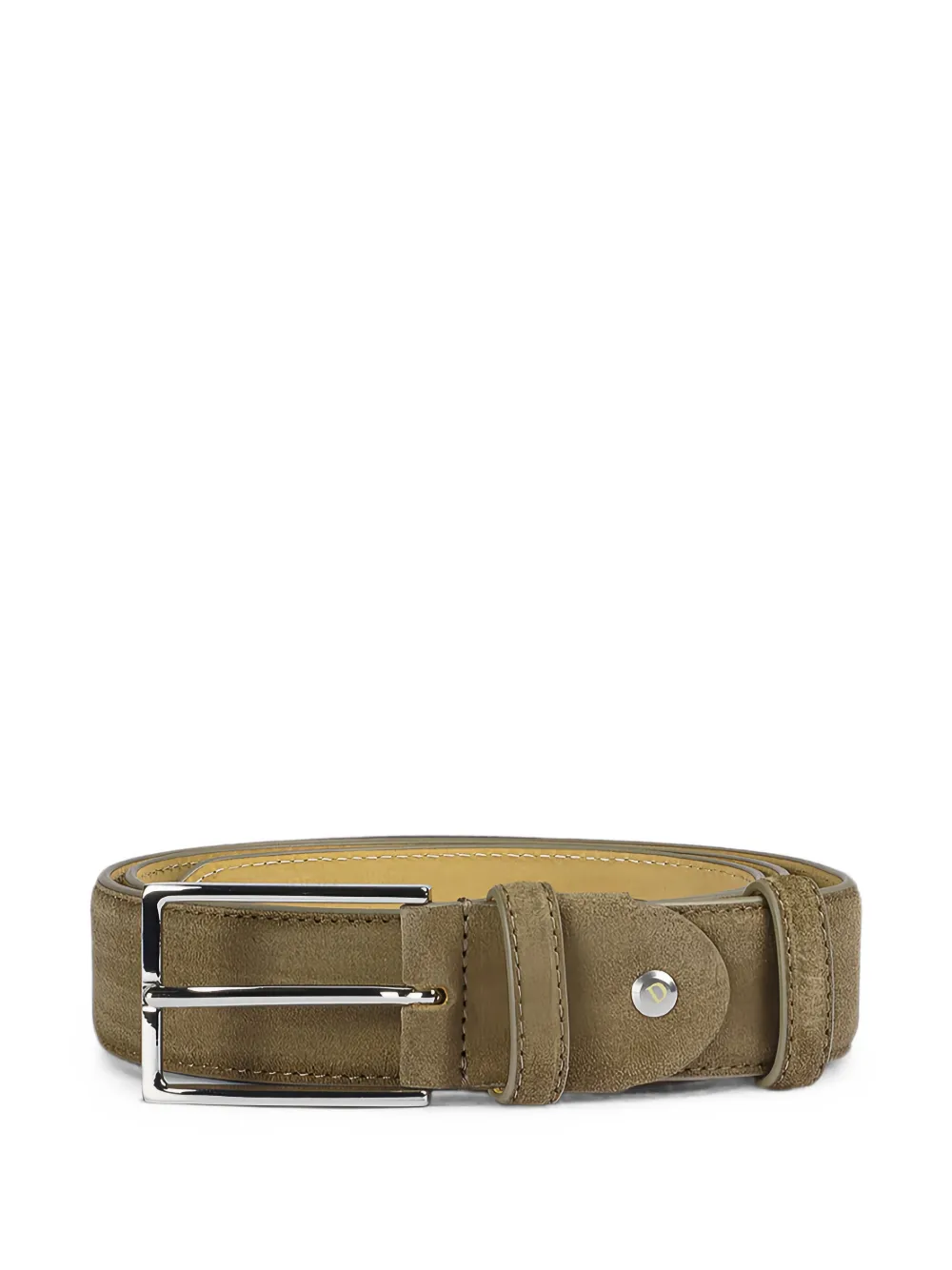 Doucal's suede buckle-fastening belt - Nude