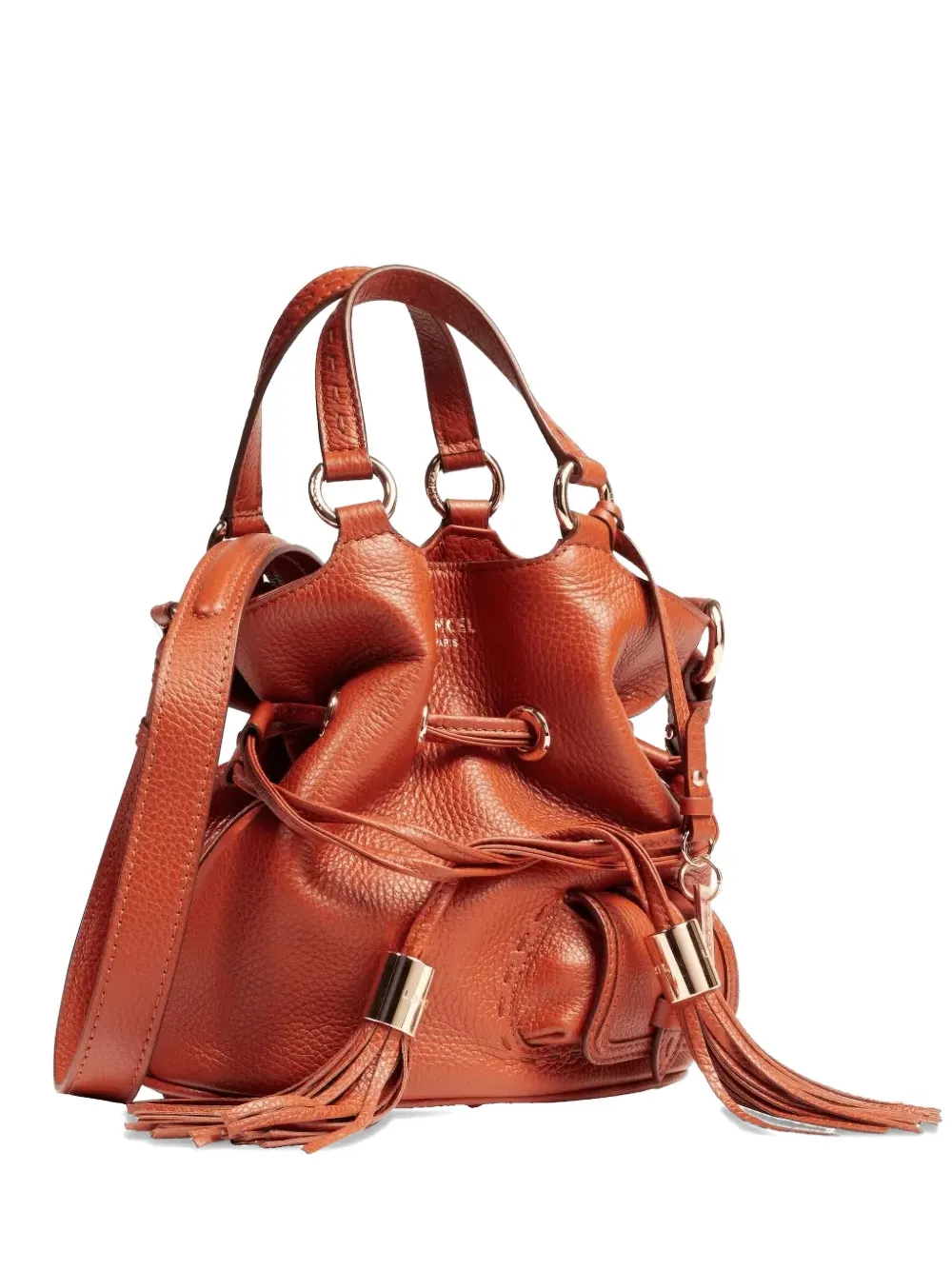 Lancel Bucket-tas met kwastje Rood