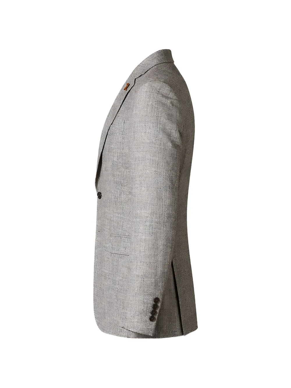 Pal Zileri Blazer met enkele rij knopen Grijs