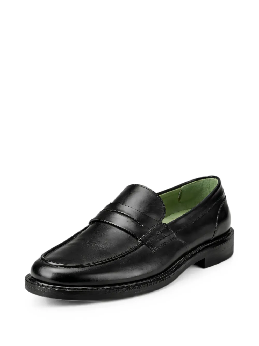 Pal Zileri leather penny loafers - Nero