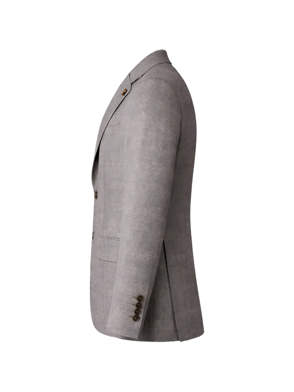 Pal Zileri Geruite blazer Grijs