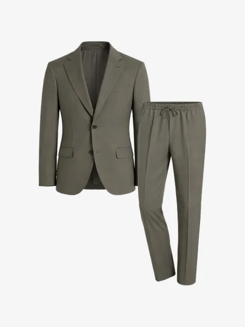 Pal Zileri single-breasted drawstring-waist suit