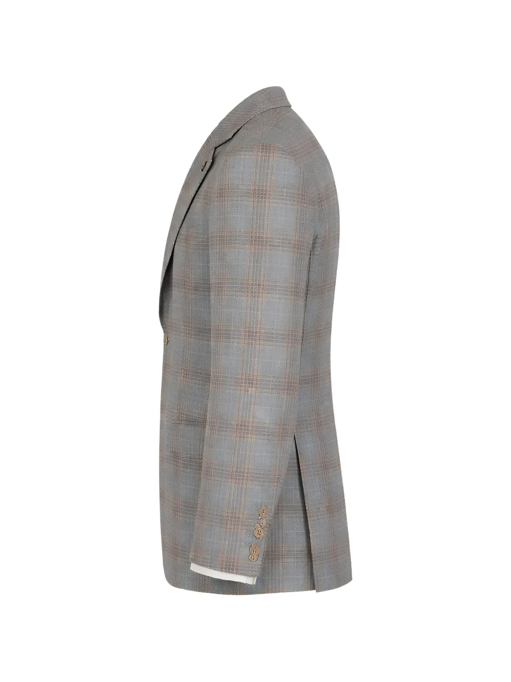 Pal Zileri Geruite blazer Blauw