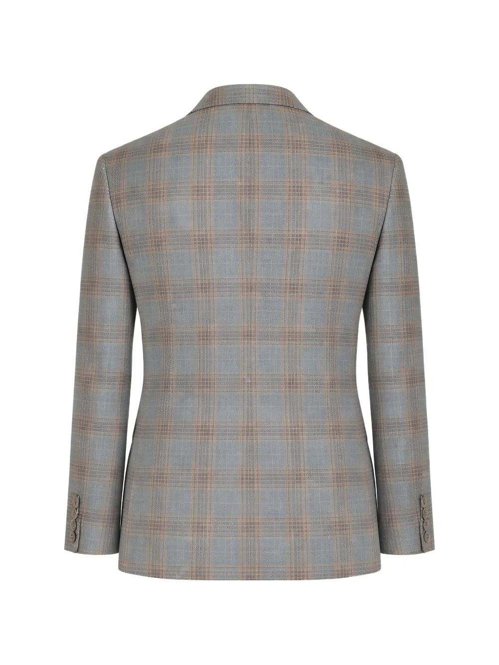 Pal Zileri Geruite blazer Blauw