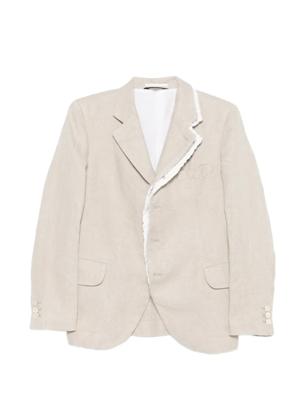 Comme Des Garçons button-up blazer - Nude