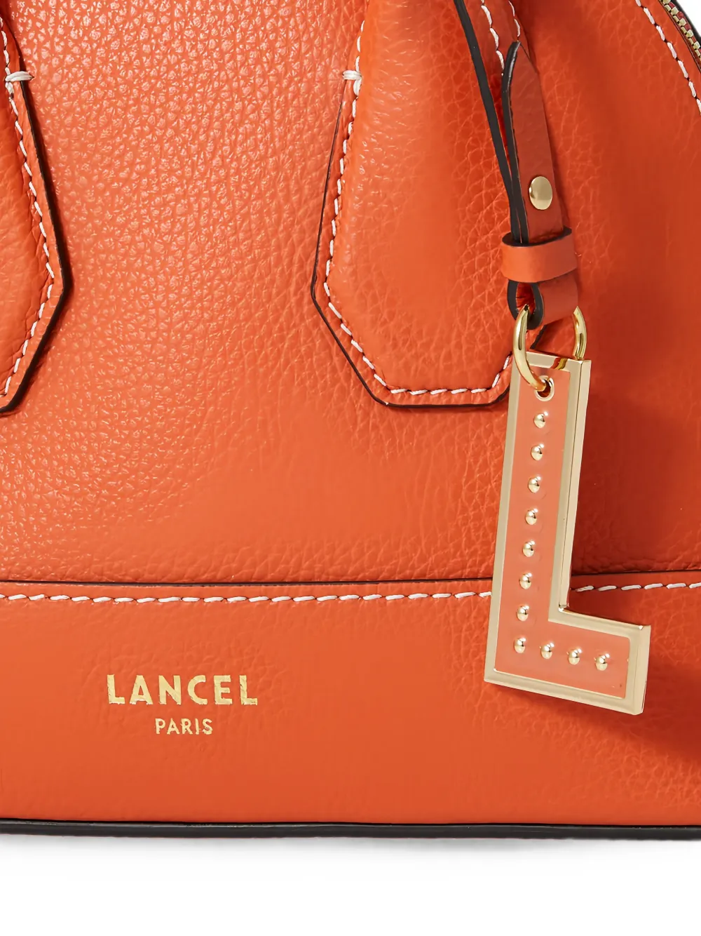 Lancel Shopper met logoprint Oranje