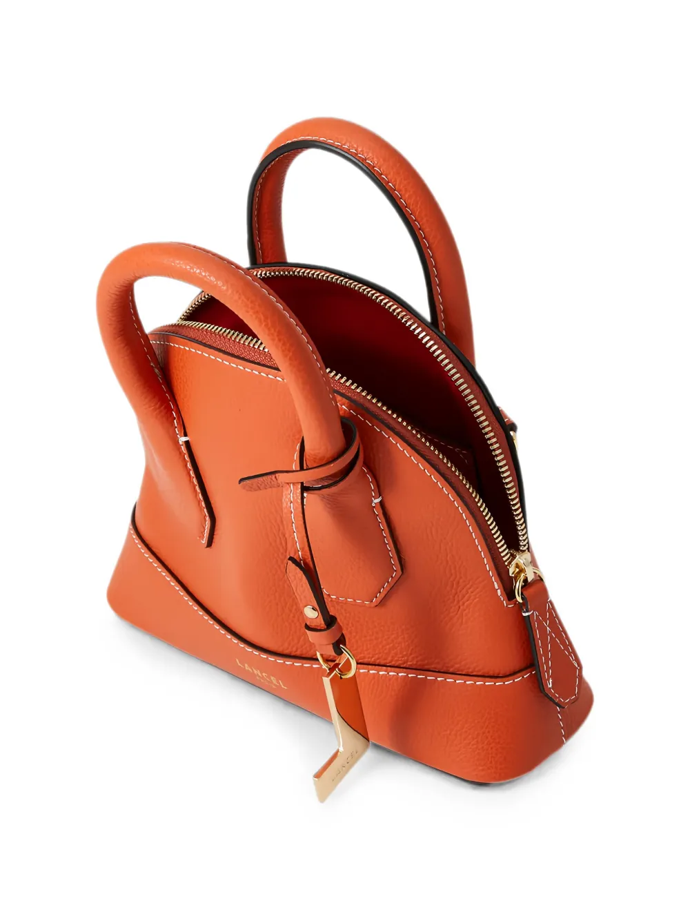 Lancel Shopper met logoprint Oranje