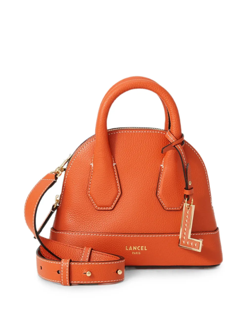 Lancel Shopper met logoprint Oranje