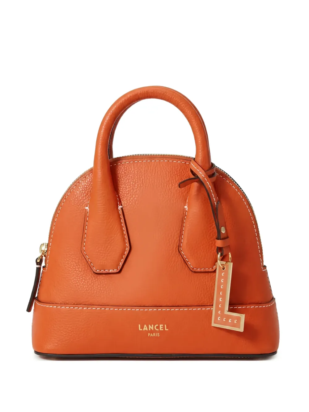 Lancel logo-print tote bag - Arancione
