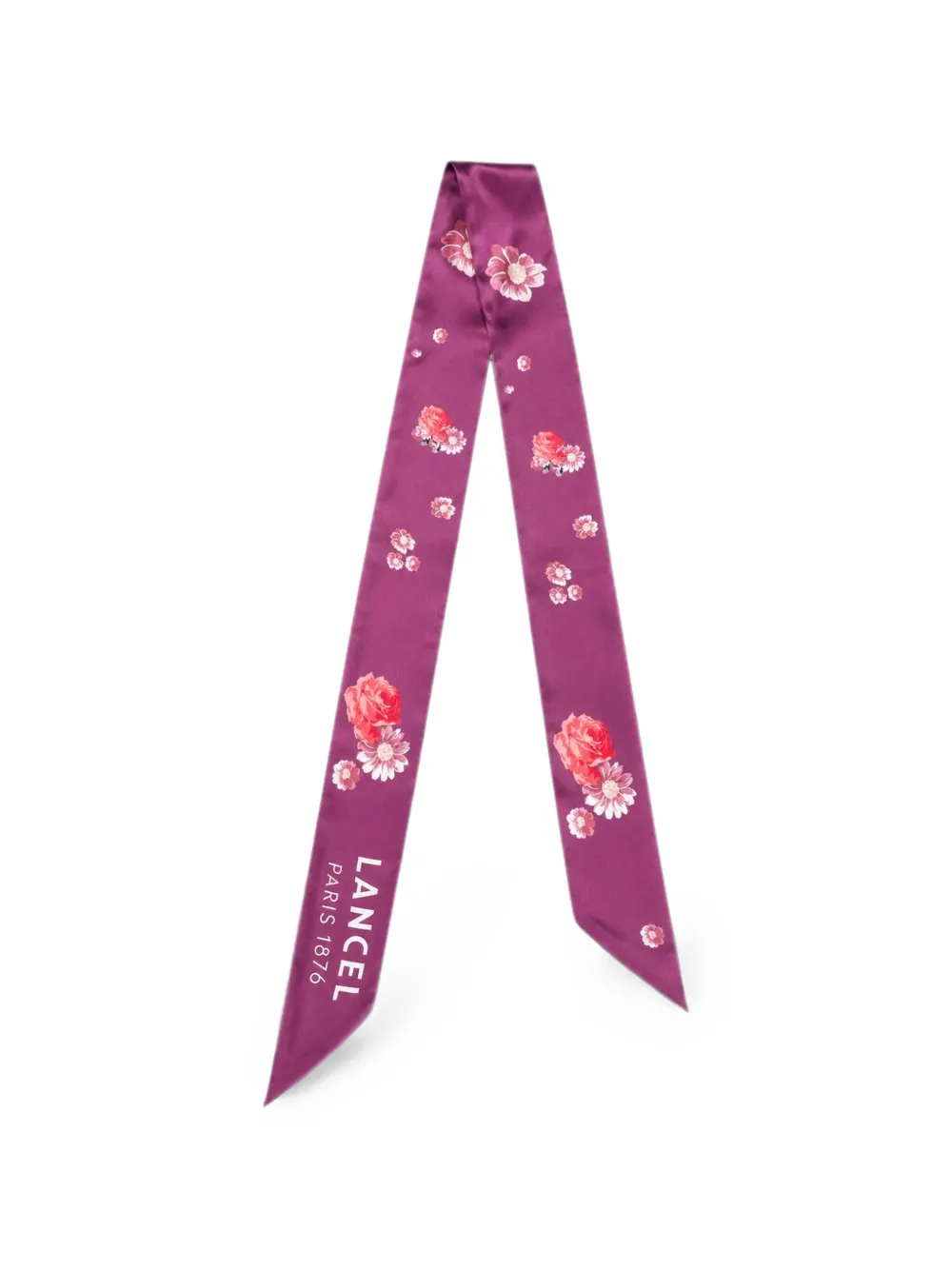 Lancel floral-print scarf - Viola