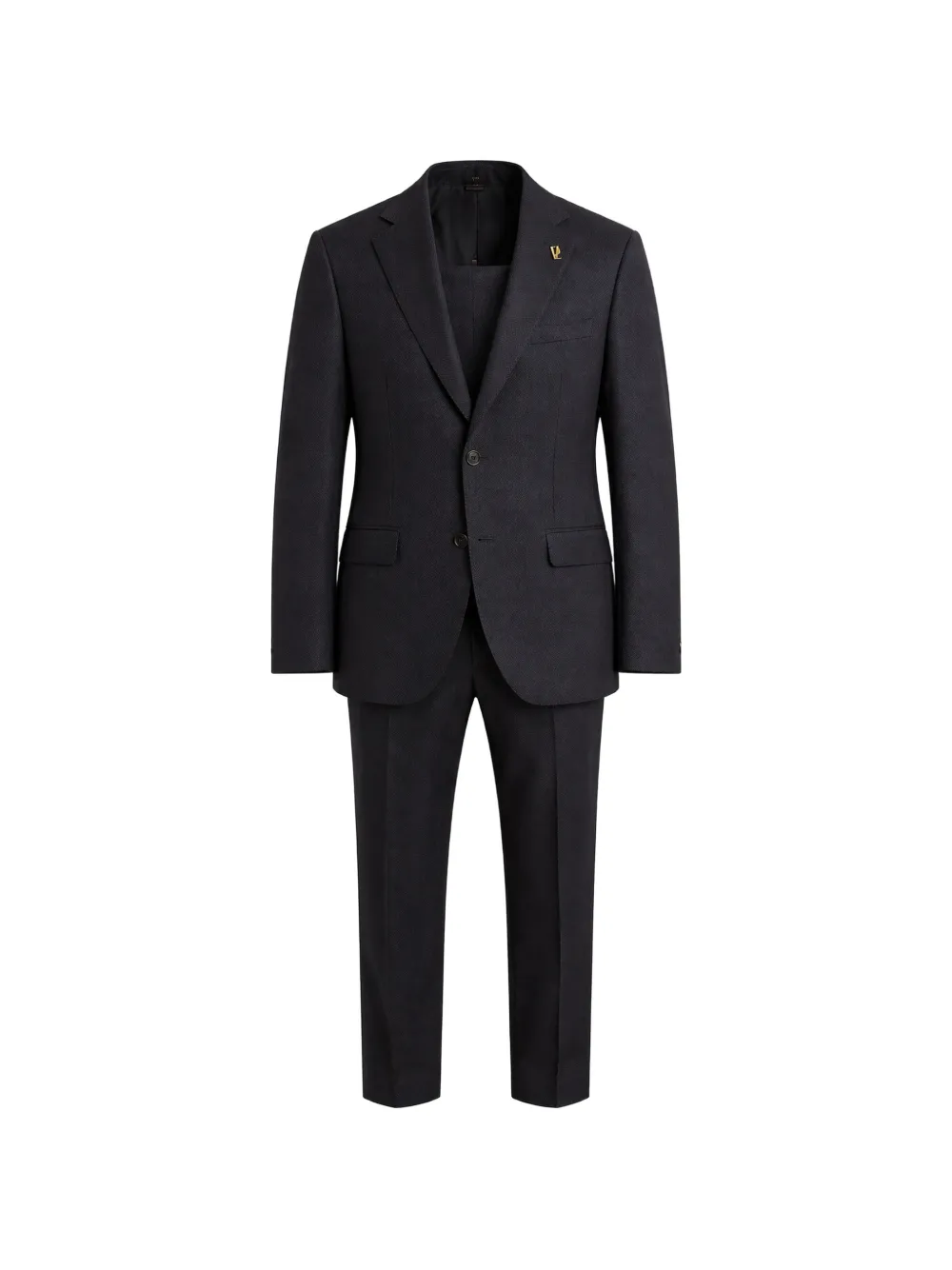 Pal Zileri logo-plaque single-breasted suit - Grigio