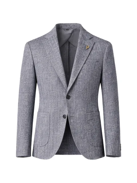 Pal Zileri textured single-breasted blazer